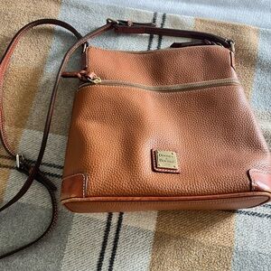 Dooney & Bourke Tan Leather Crossbody Bag